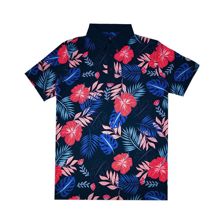 Gutty Prime Men Golf Polo - FW25 (Tropic Blaze)