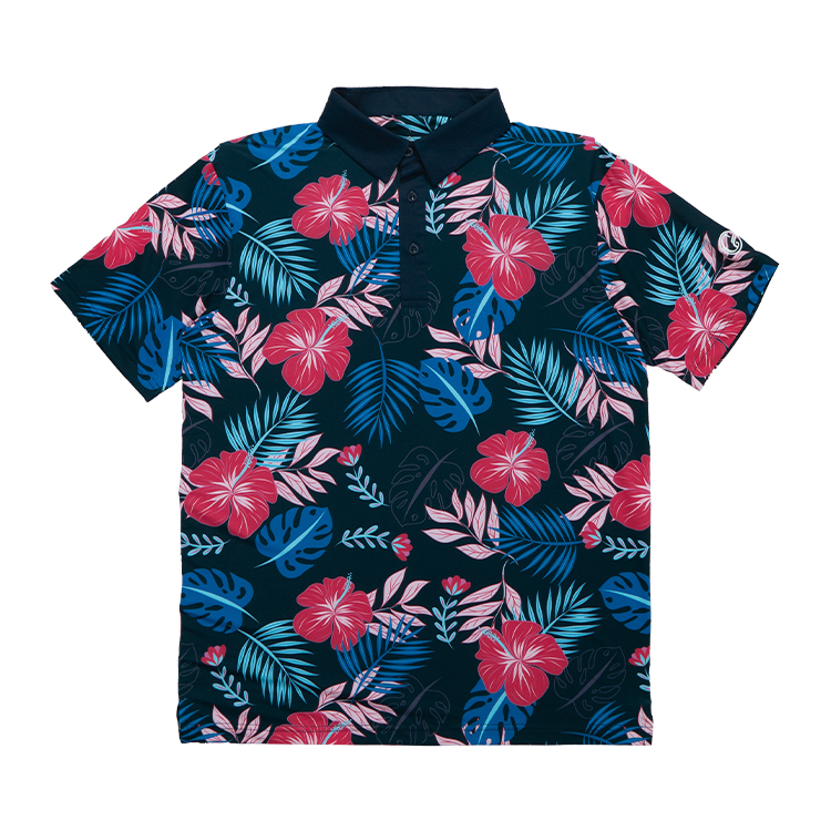 Gutty Prime Men Golf Polo - FW25 (Tropic Blaze)