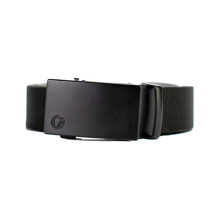 Gutty Golf Nylon Belt - Full Black (One Size)