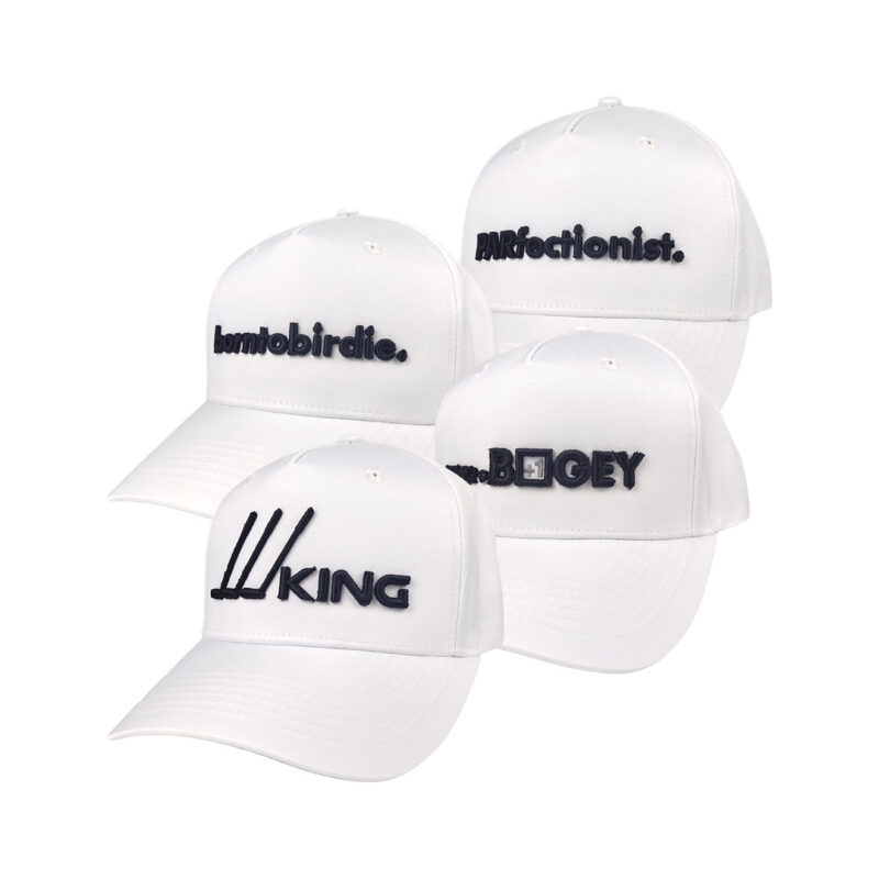 Gutty Golf Cap With Custom Logo (White)
