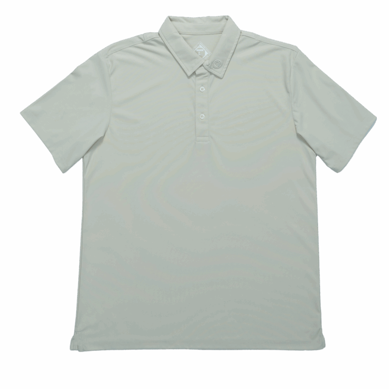 Gutty Performance Men's Golf Polo - Khaki