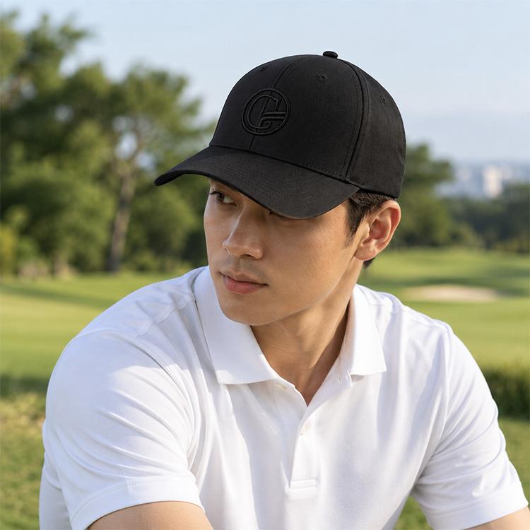 Gutty Classic G Logo Golf Cap - Black