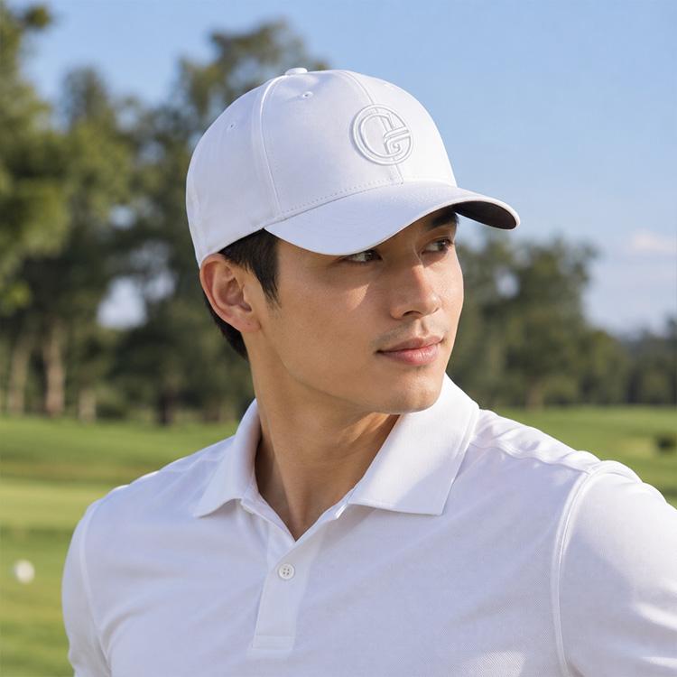 Gutty Classic G Logo Golf Cap - White